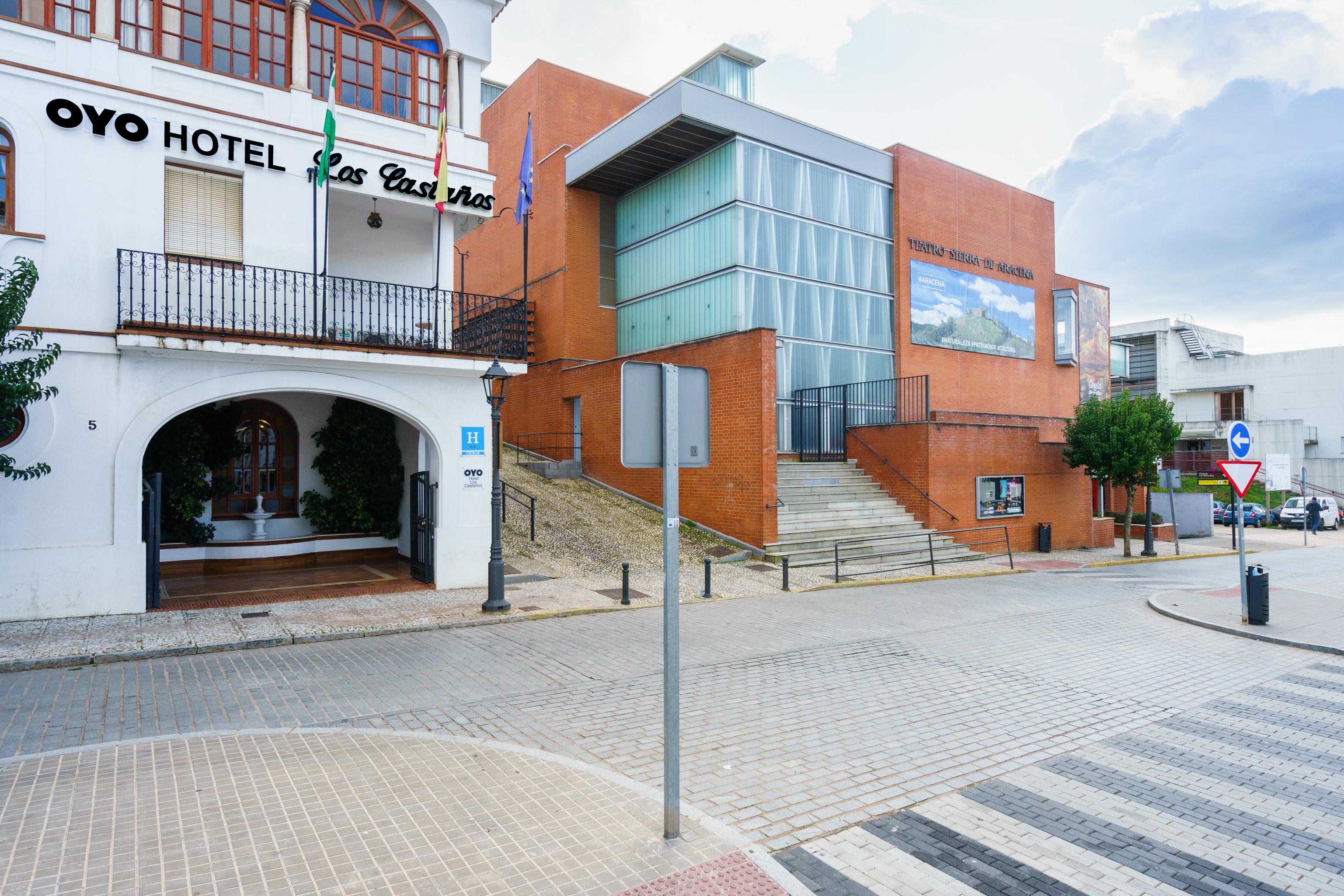 Hotel Los Castanos Aracena Exterior foto